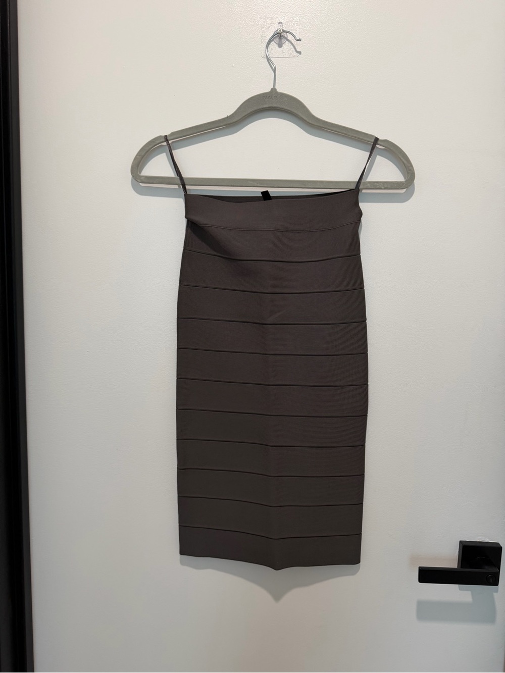 BCBGMaxAzria Charcoal Bandage Pencil Skirt